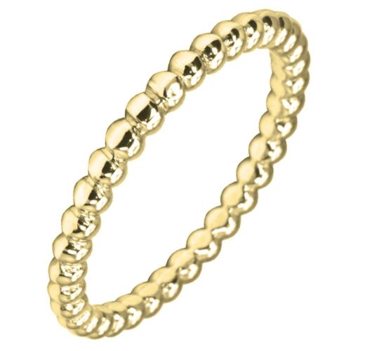 1.5mm Bead Design Wedding Ring | W513